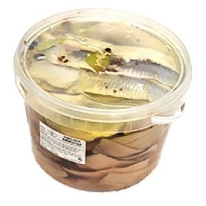 Gourmet herring fillet marinated, in oil, 3.25 kg